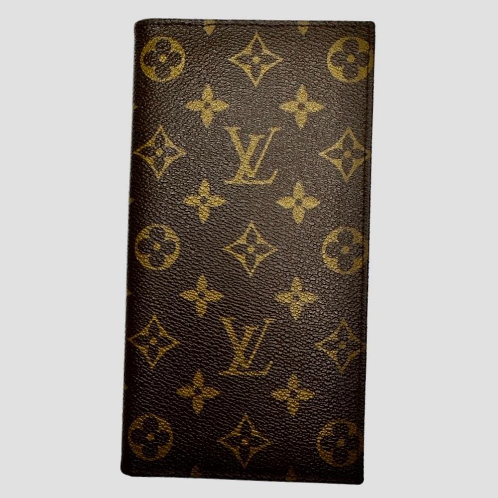 Authentic ‼️💯 Louis Vuitton Monogram Check Book Wallet - Picture 2 of 11